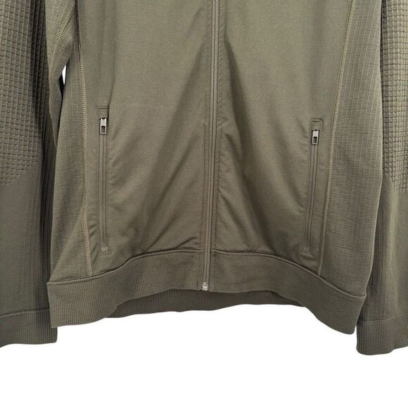 Lululemon Engineered Warmth Merino Wool Blend Jacket Dark Olive Size Large - Picture 6 of 12
